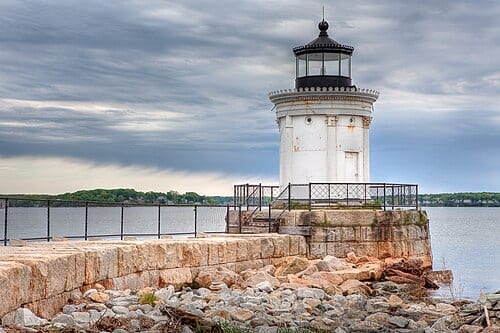 Bug Light in Portland, Maine , USA