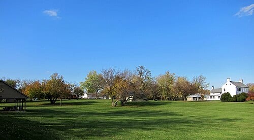 Newtown Commons, a public park, located in Stephens City, Virginia .