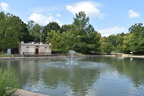Clifton Heights Park in Clifton Heights neighborhood of St. Louis. August 2026