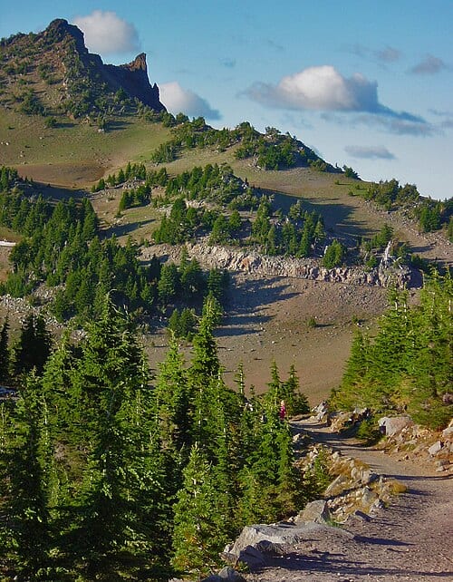 Watchman Peak Trail, Crater Lake National Park.