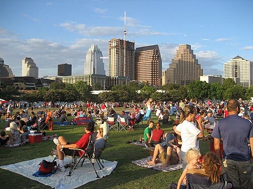 Auditorium Shores in Austin , Texas