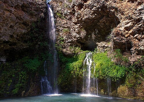 The Natural Falls at Natural Falls State Park in Eastern Oklahoma.