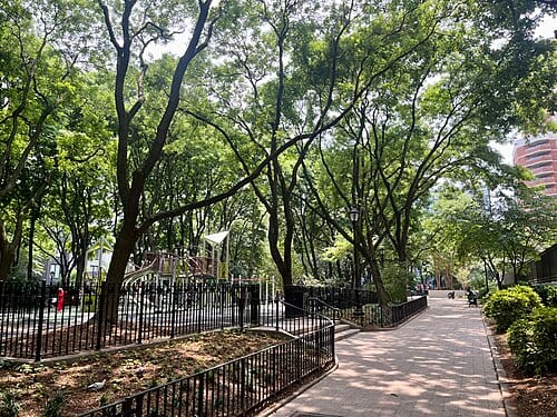 Bellevue South Park in Manhattan, New York