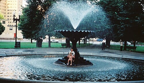Fountain in Blackstone Park