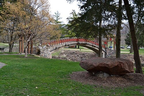 Laura Bradley Park Japanese Bridge Peoria