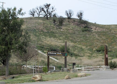 Entrance to O'Melveny Park in the San Fernando Valley. It is the second largest park in the City of Los Angeles, California.