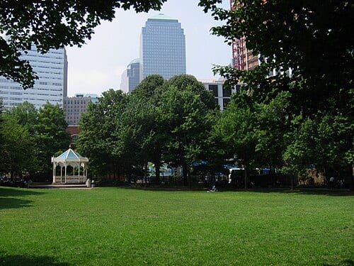 Washington Market Park in TriBeCa.