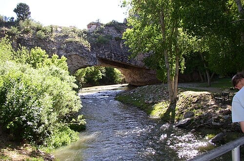 Ayres Natural Bridge Park is a county park in Converse County, Wyoming in the United States.