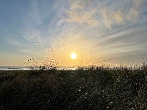 Costal sunset taken in Ocean Shores, WA