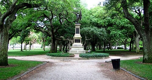 White Point Garden in Charleston, South Carolina, USA.