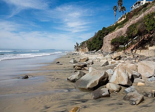 Leucadia State Beach, also known as Beacon's. Encinitas, California, USA