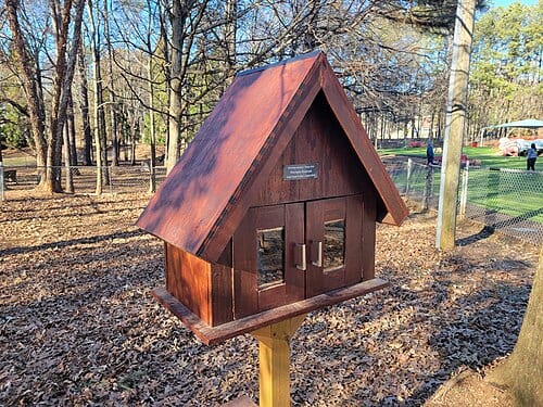 Little Free Library near the dog park, Newtown Georgia